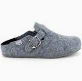 Charlotte Grå filt sandal